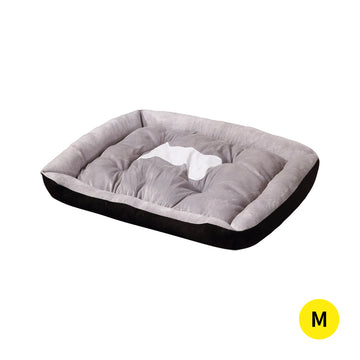 PaWz Pet Bed Dog Beds Bedding Mattress Mat Cushion Soft Pad Pads Mats M Black PaWz